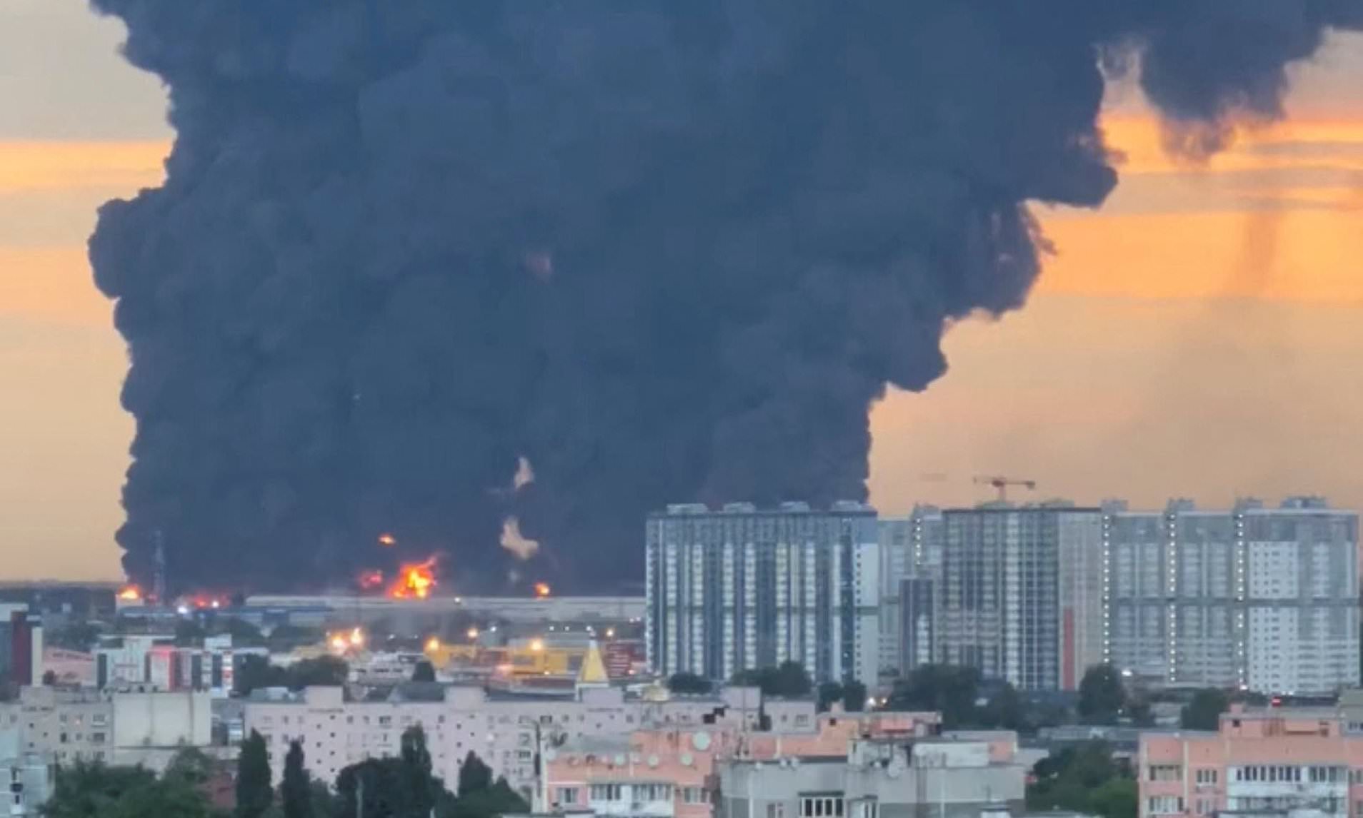 Ukraine targets 'Russia's Amazon' with strike sparking huge inferno