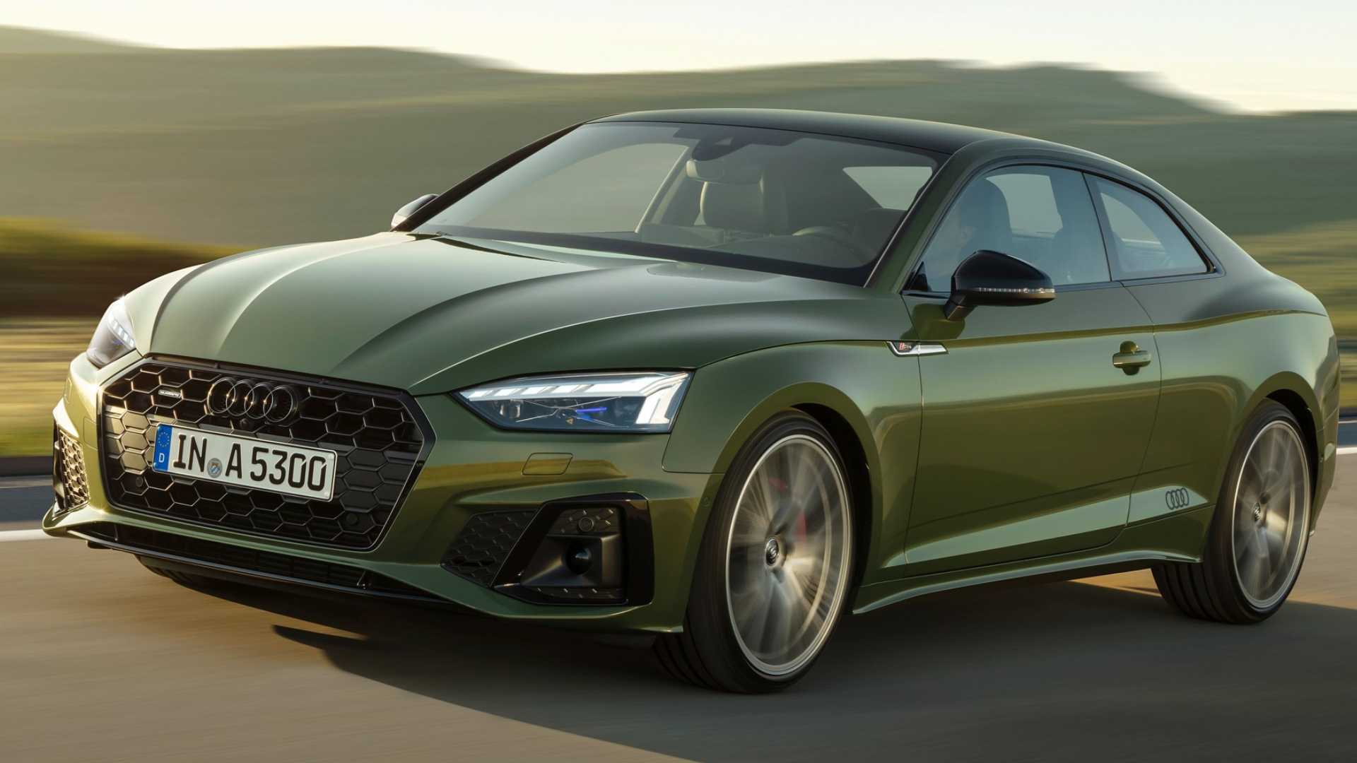 Green 2022 Audi A5-1