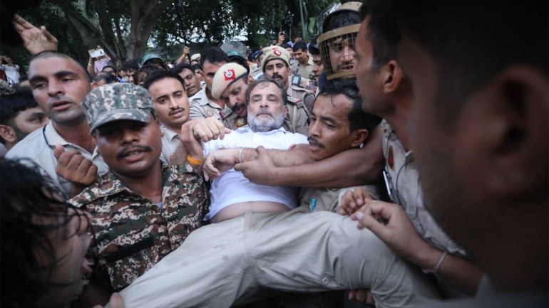 India opposition leader Gandhi freed after detention at student-led protest