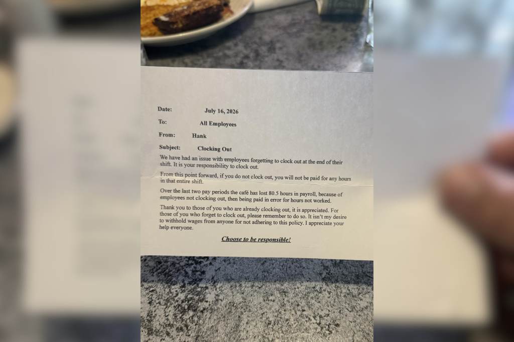 80-Year-Old Restaurant Owner Sends All Employees Same Threat—Sparks Outrage