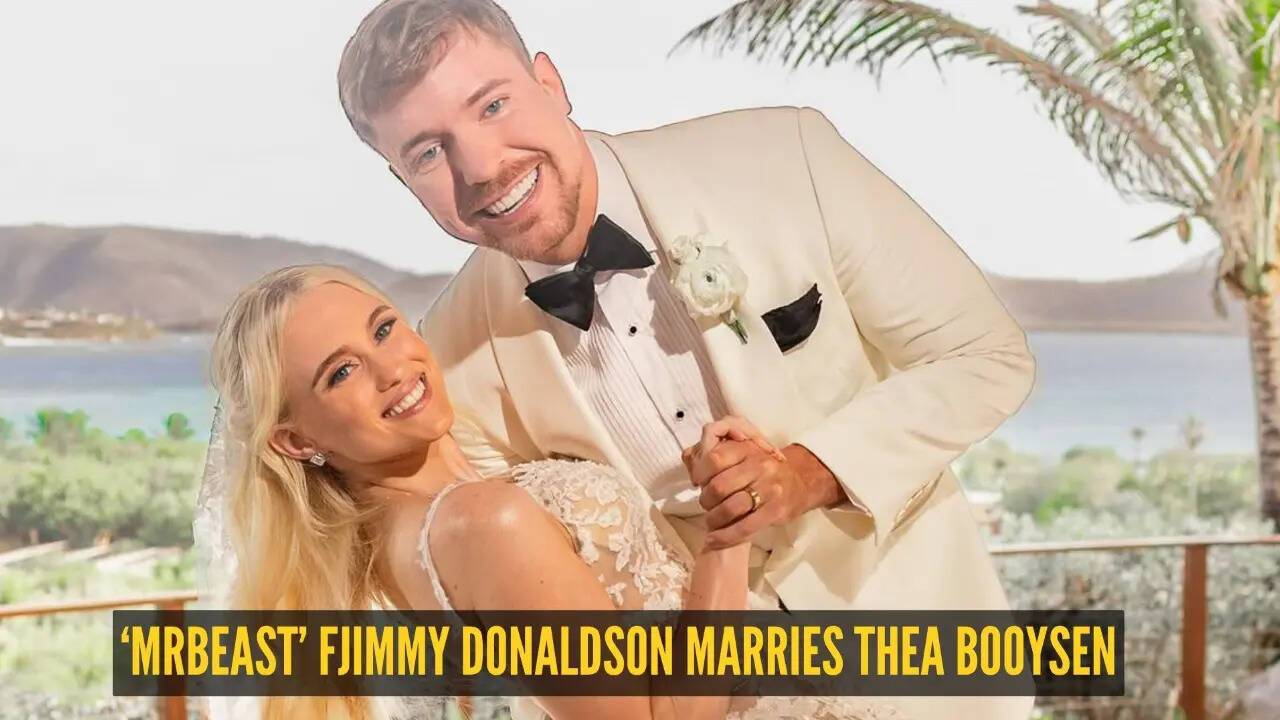 MrBeast finds MrsBeast: Jimmy Donaldson weds Thea Booysen, shares wedding pictures