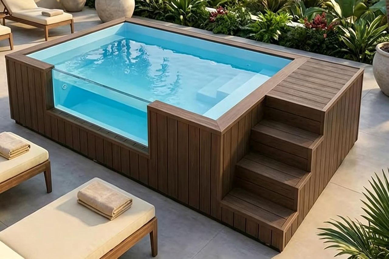 Shipping Container Swimming Pool