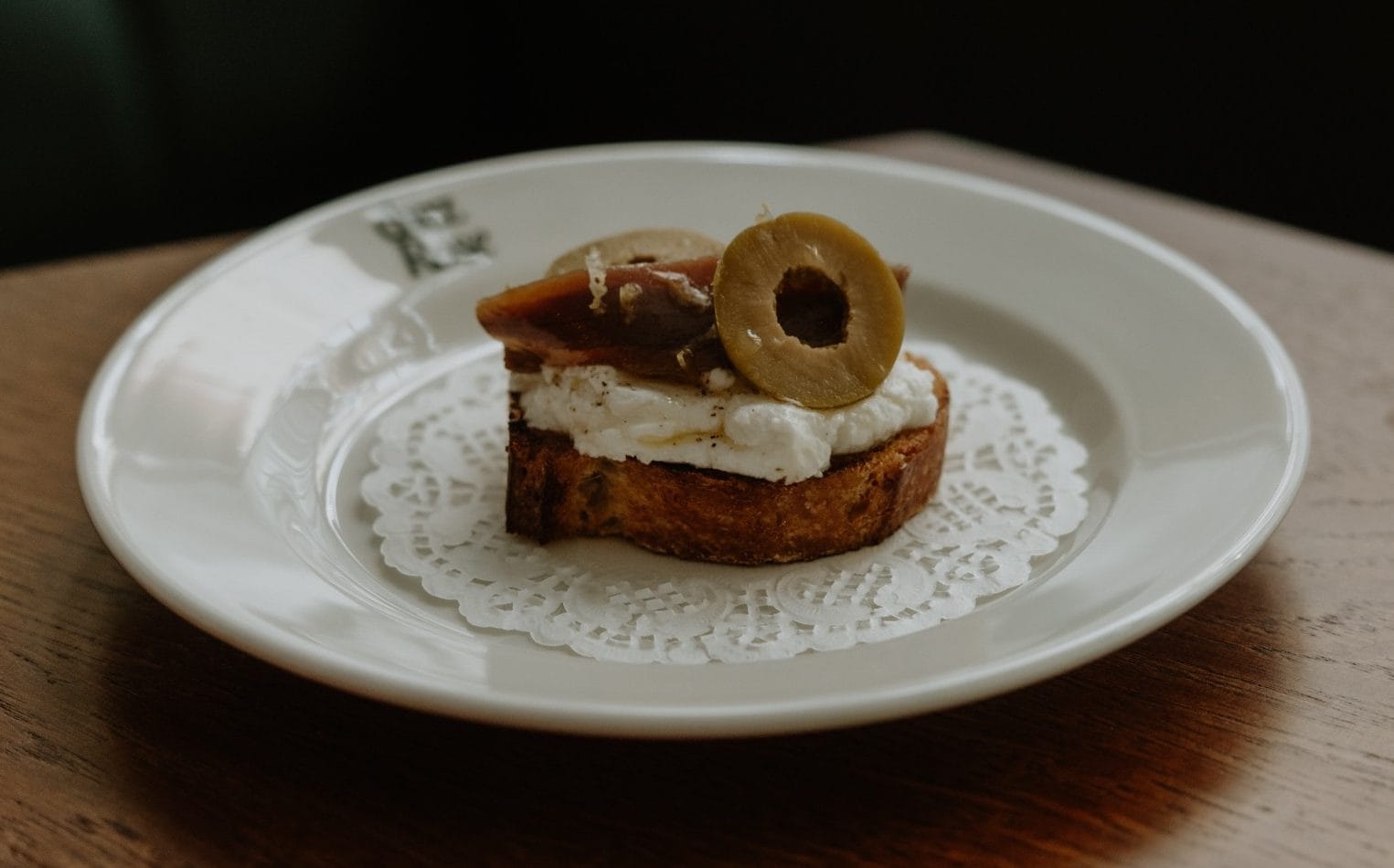 Anchovy with curd