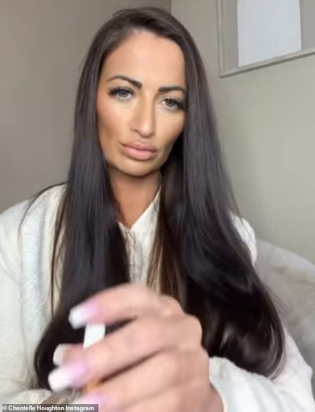 Chantelle says she is now at a healthy weight and is 'more confident' with how she looks and feels (pictured this year)