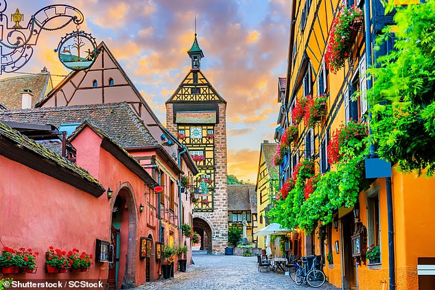 Riquewihr is a little-known French town with colourful lanes to explore