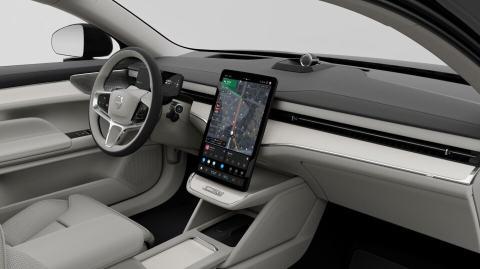 Interior of the latest ES90 from Volvo Cars