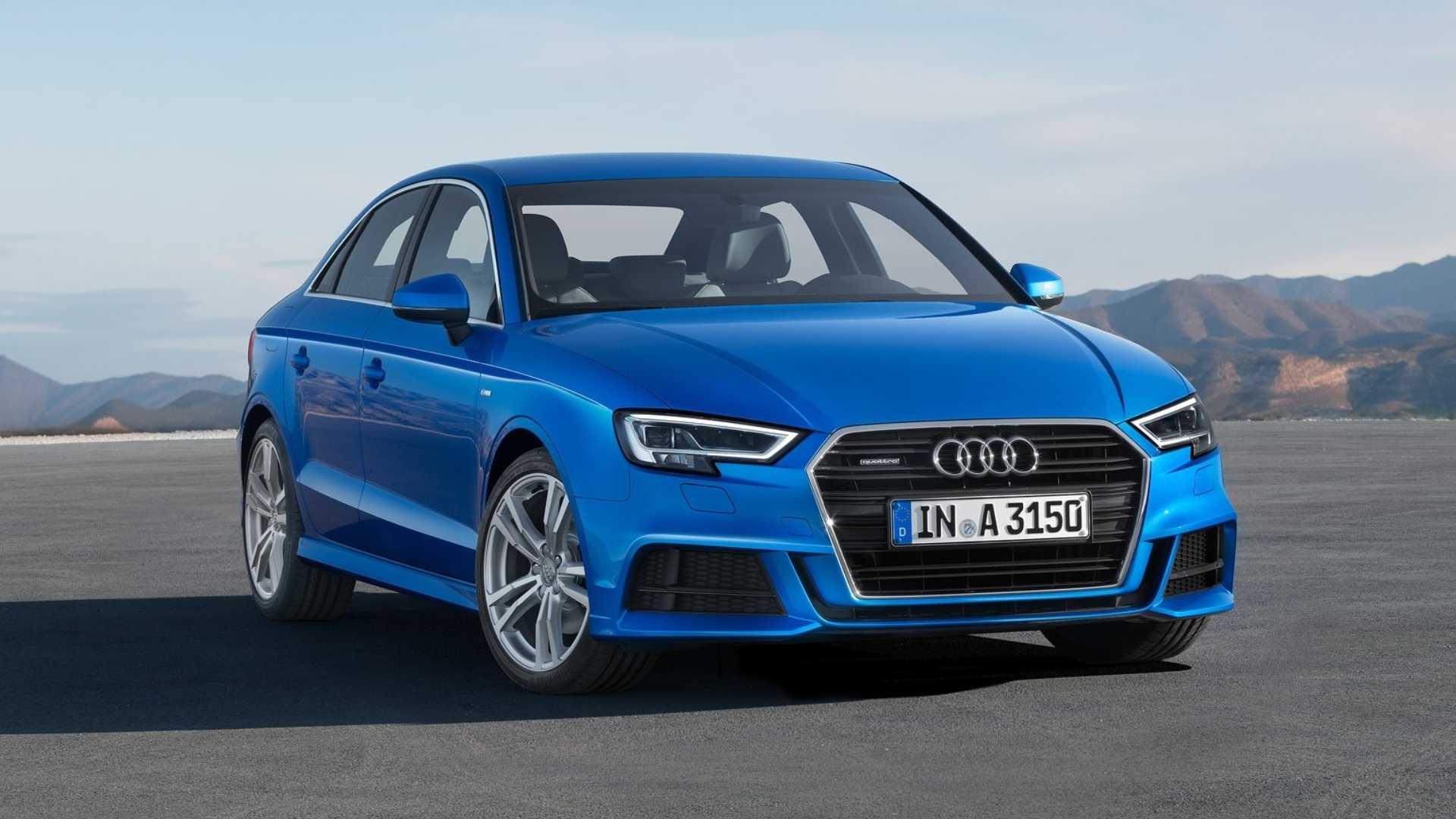 Blue 2016 Audi A3-1