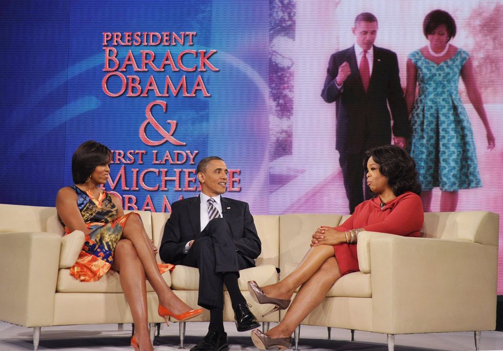 Obamas and Oprah Winfrey | Source: GETTY