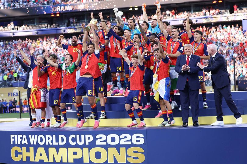 White House responds after Spain crops Donald Trump out of World Cup celebrations