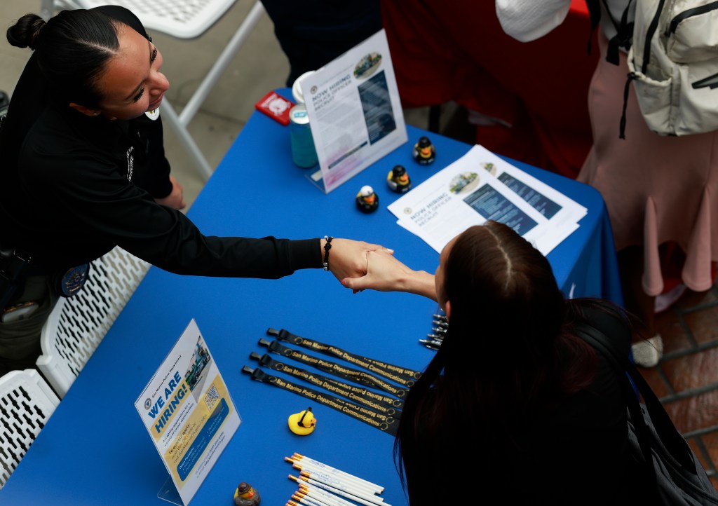 Thousands Look For Employment At Job Fair In Los Angeles