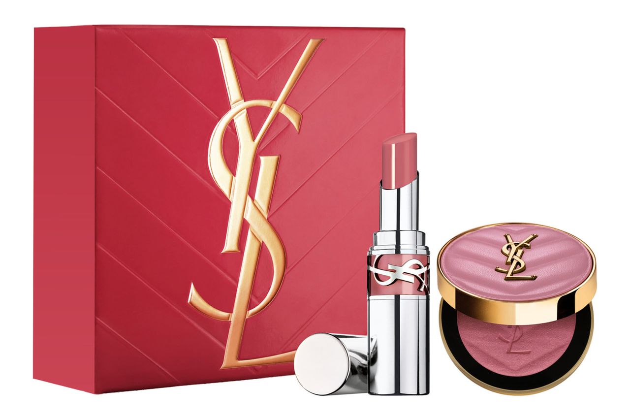 Nordstrom Make Me Blush & Loveshine Lip Oil Stick 2-Piece Makeup Gift Set $91 Value Yves Saint Laurent