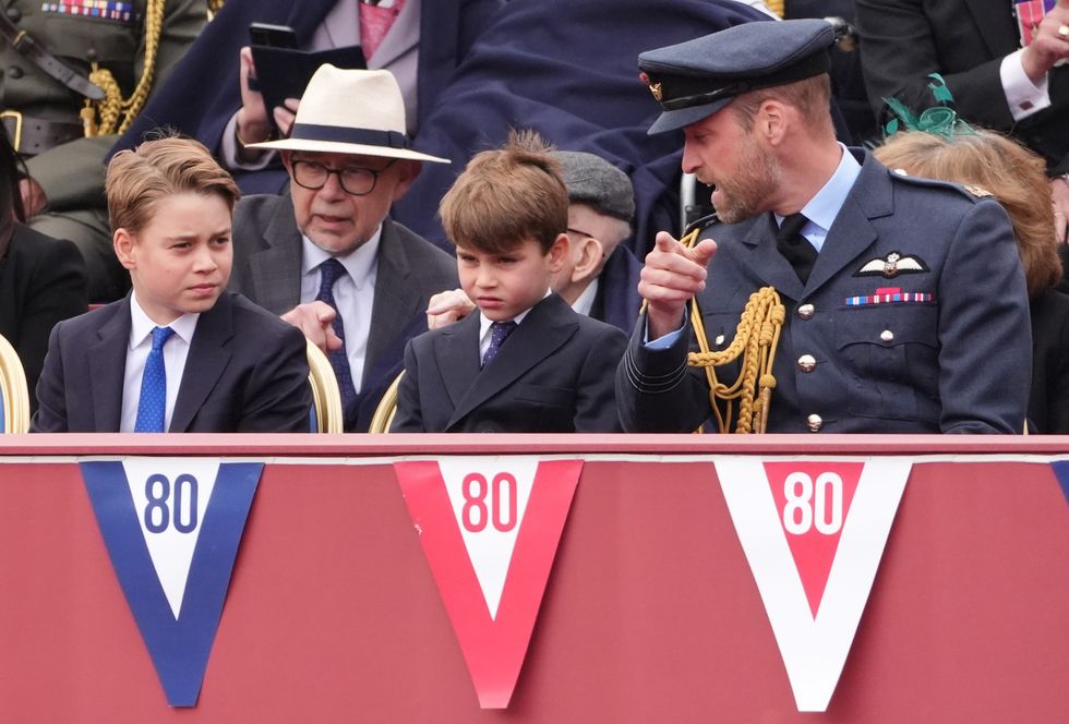 Prince George, Prince Louis and Prince William | Source: PA