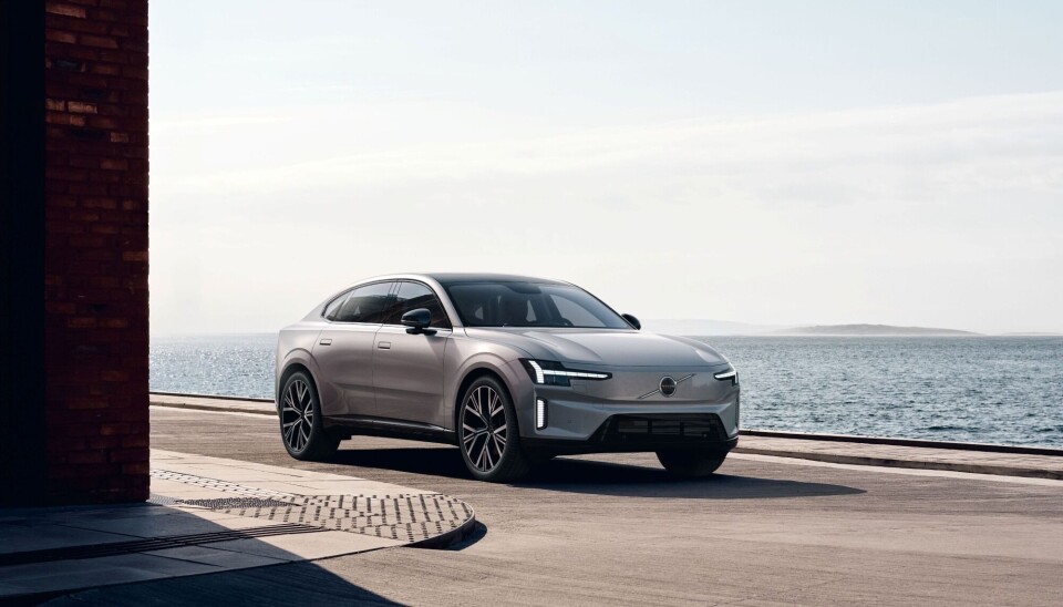 The latest ES90 electric sedan from Volvo Cars