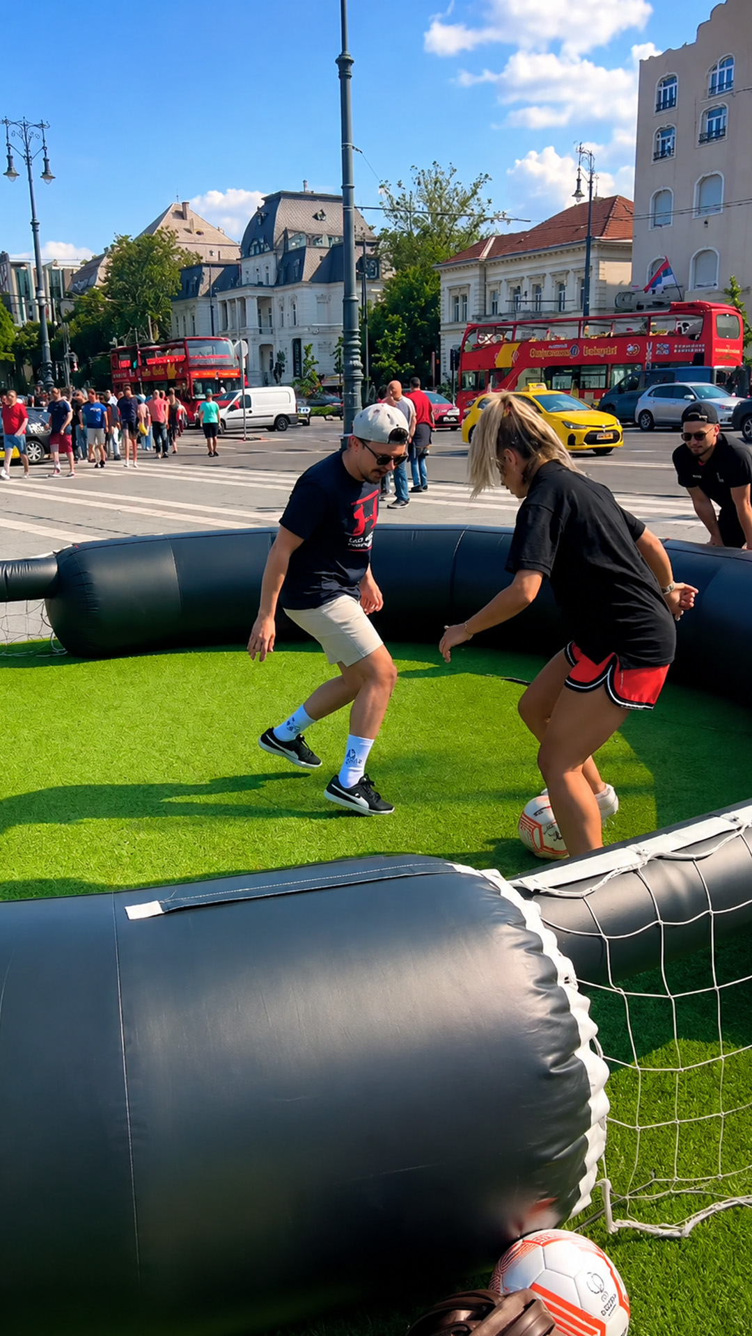 Soccer 1v1 against random stranger gets intense