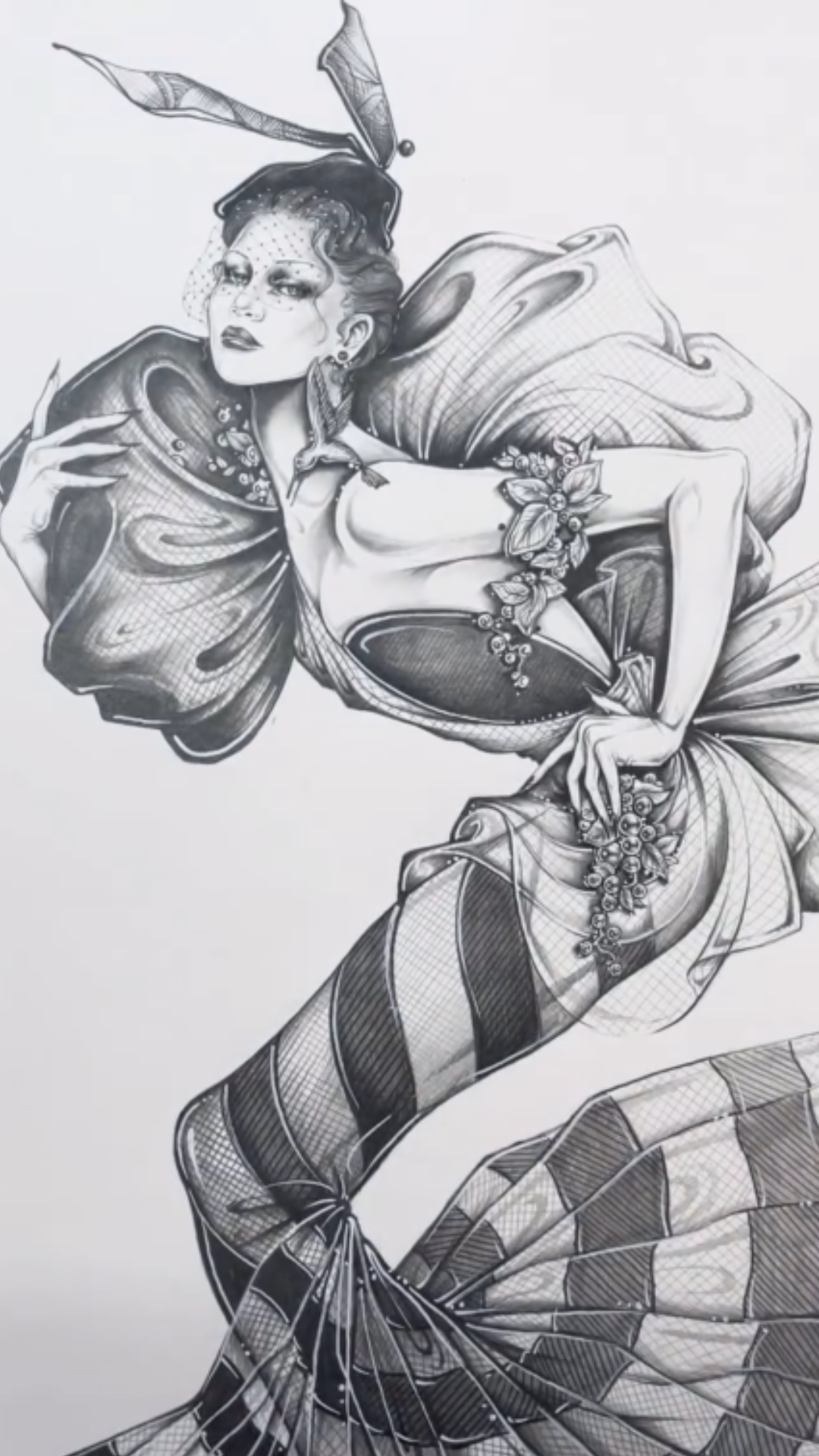 The drawing techniques that bring fashion sketches to life