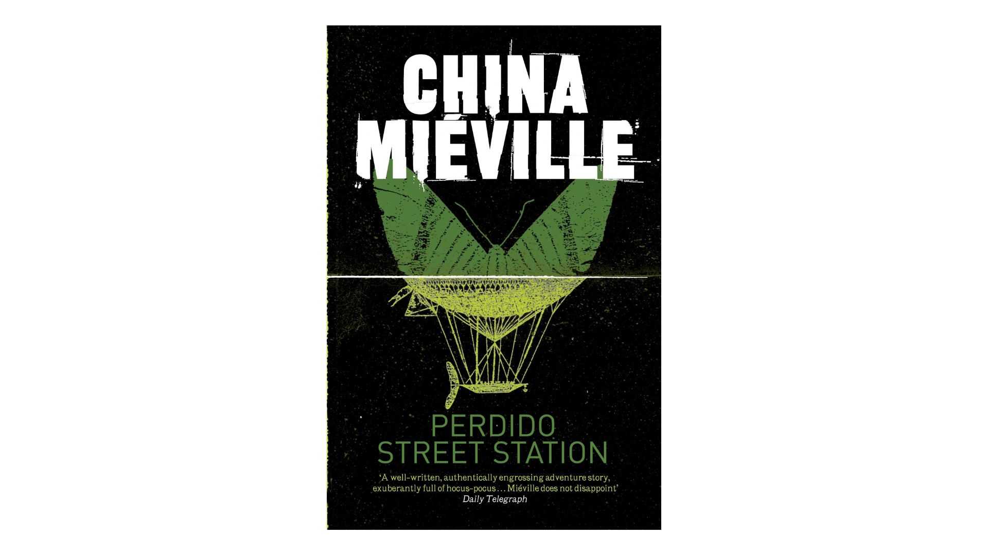 Perdido Street Station by China Miéville book cover on a white background