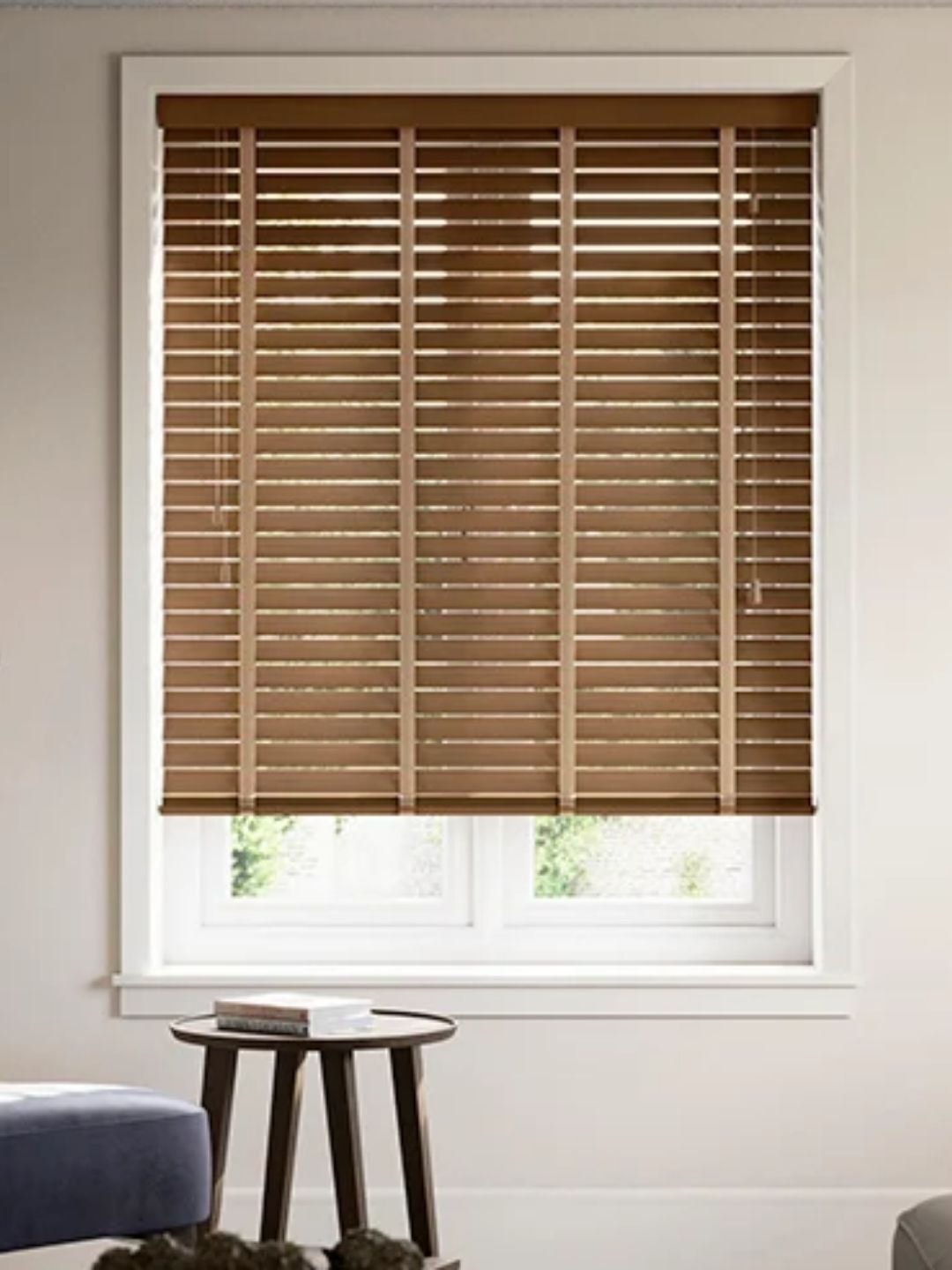 247blinds, Ecowood Deluxe, Honey Teak Fine Grain Twist&Fit Venetian Blind