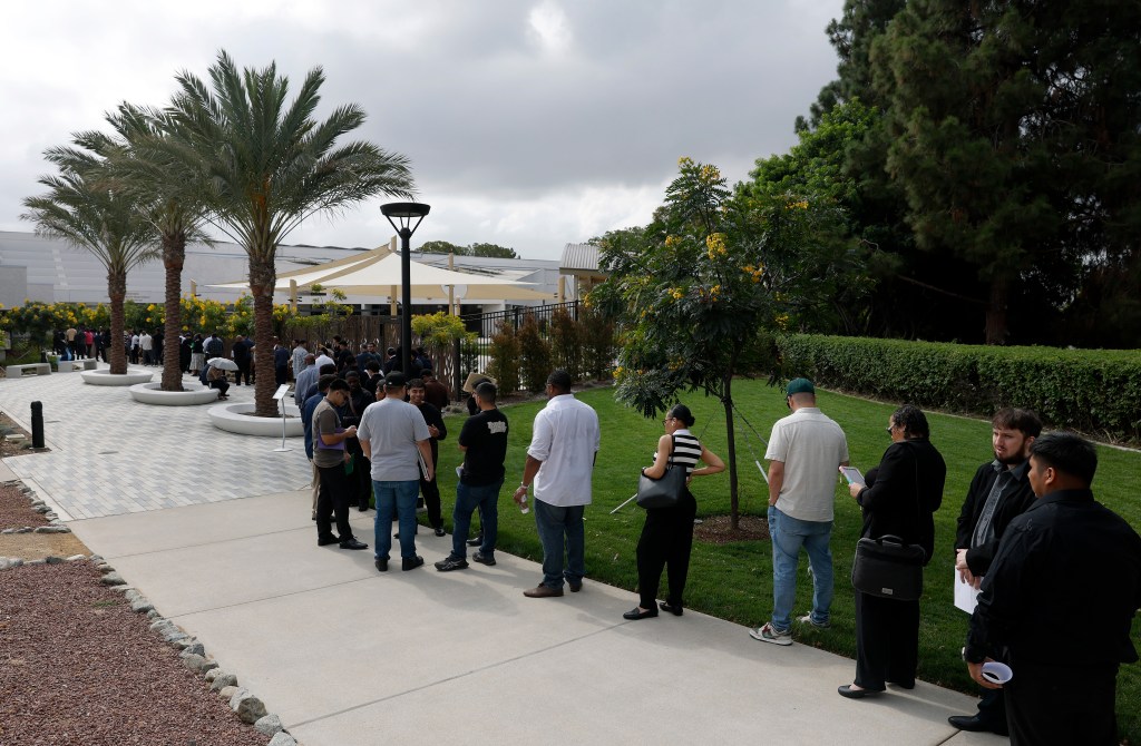 Thousands Look For Employment At Job Fair In Los Angeles