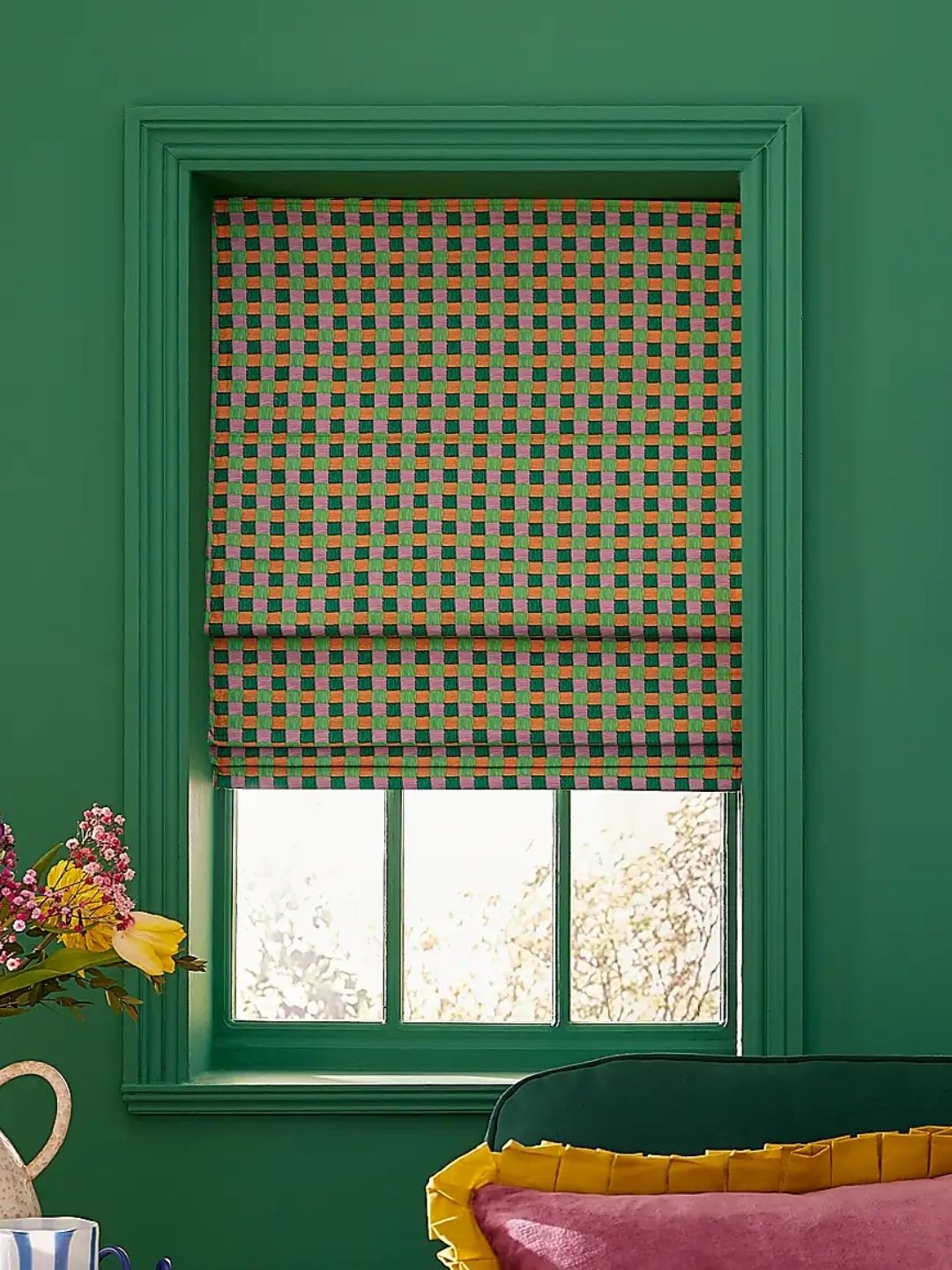 Dunelm, Sophie Robinson Little Geo Blackout Roman Blind