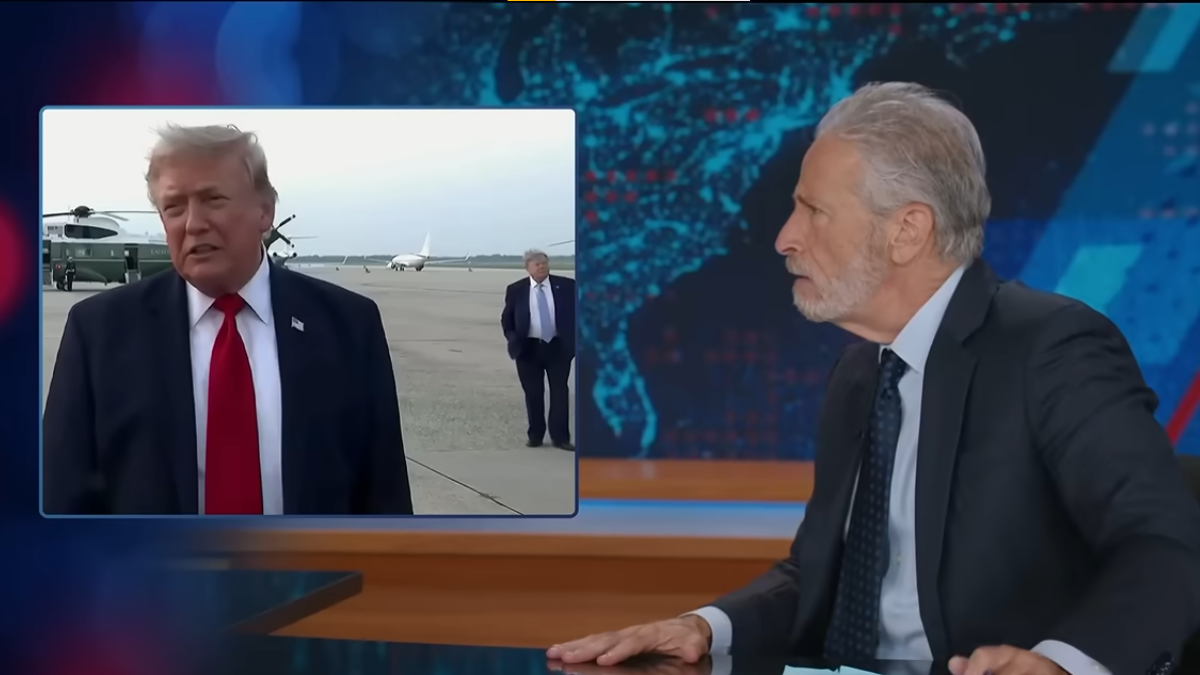 Jon Stewart roasts Trump’s World Cup appearance in brutal monologue