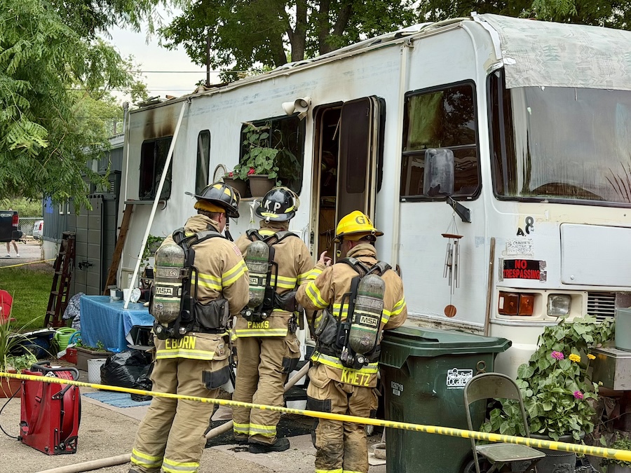 Person found dead in mobile home after crews are called to fire