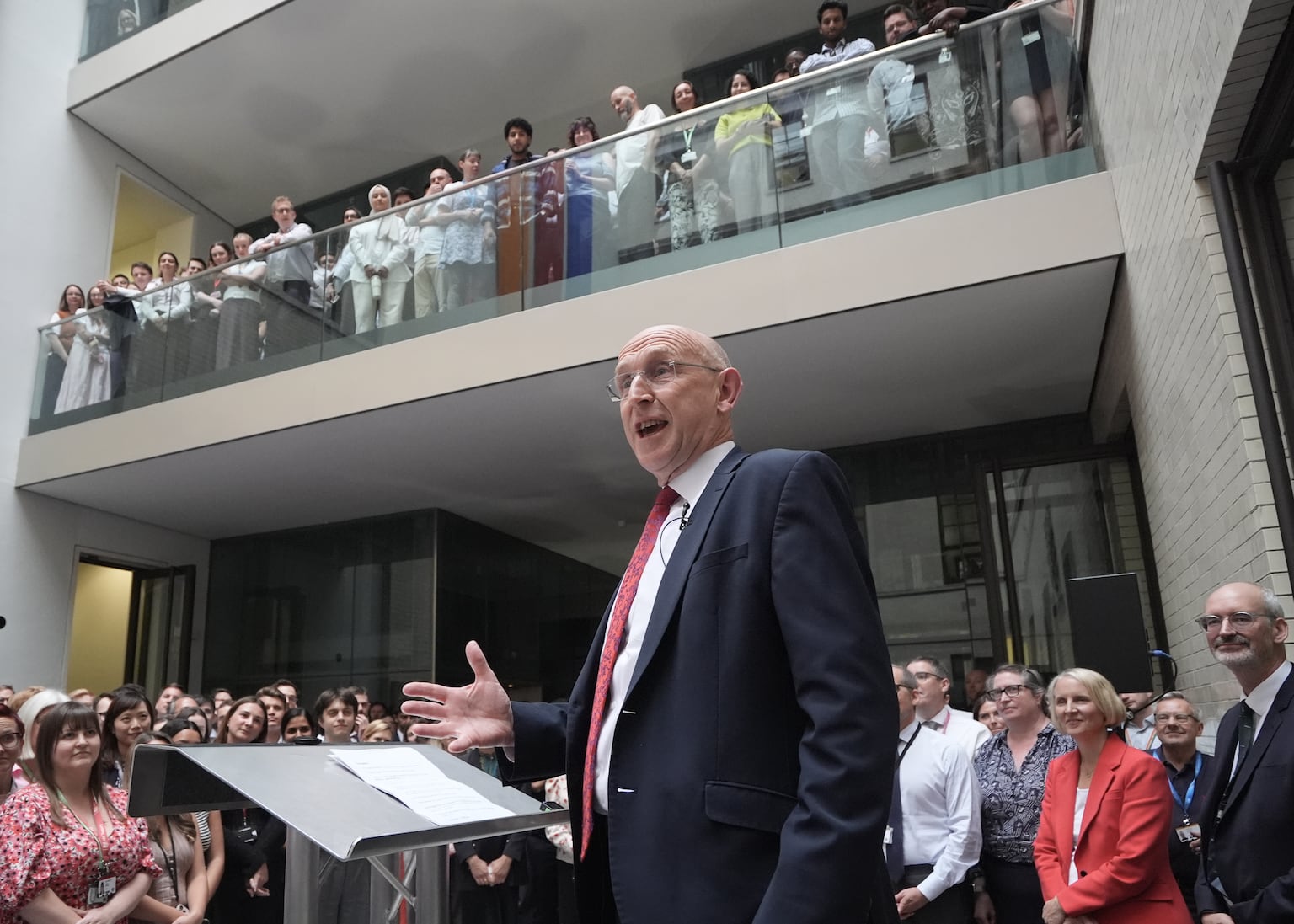 Newly appointed Chancellor of the Exchequer John Healey said there is much more to do to give people the breathing space they need