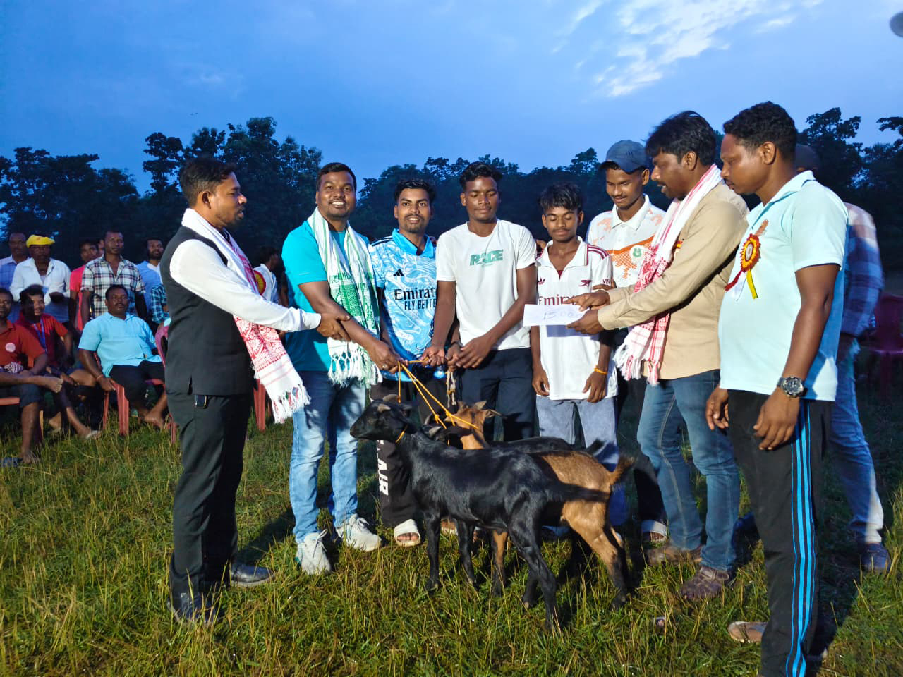 Goats of football: Indian village holds tournament with an indigenous twist