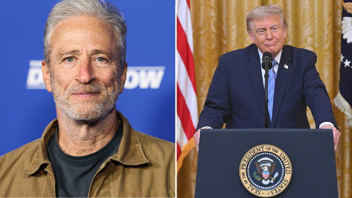 Jon Stewart roasts Trump’s World Cup appearance in brutal monologue