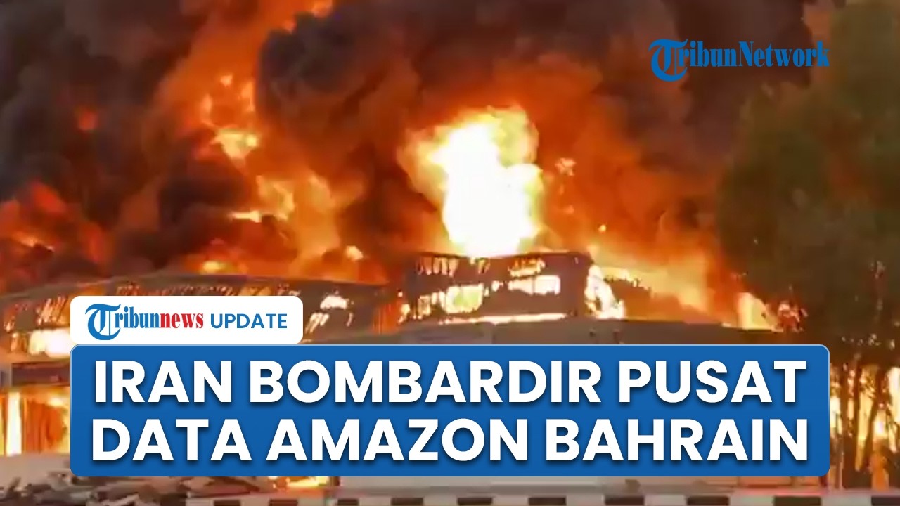Detik-detik rudal jelajah Iran bombardir pusat data Amazon di Bahrain ...