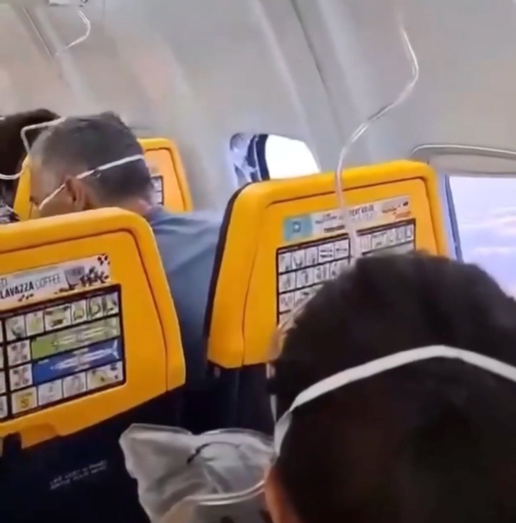 Ryanair passenger recounts horror of getting sucked halfway out airplane window