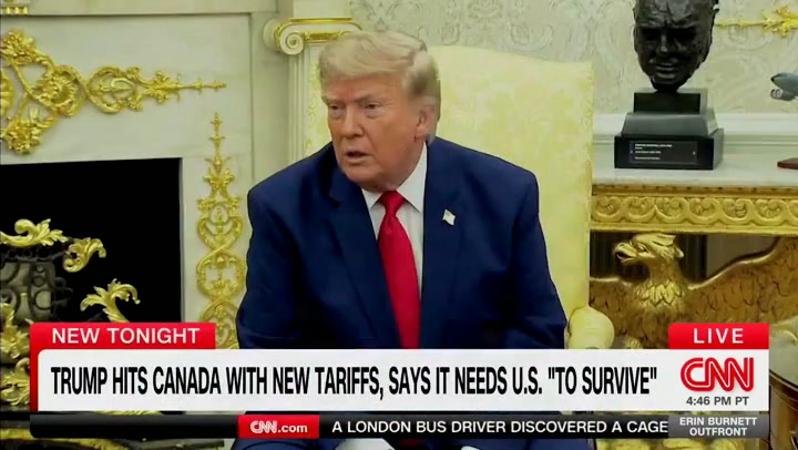 CNN’s data guru Harry Enten highlights Trump’s unpopularity in Canada