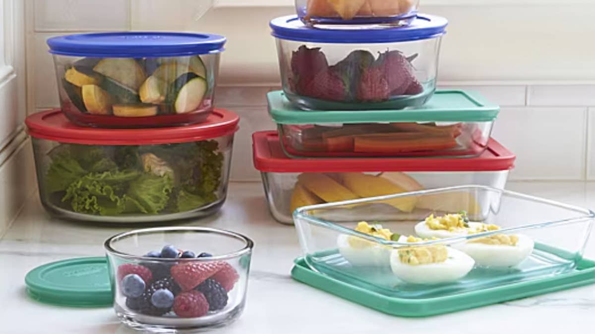 Get Organized: Pyrex 18-Piece Glass Storage Set Now Just $45 at JCPenney