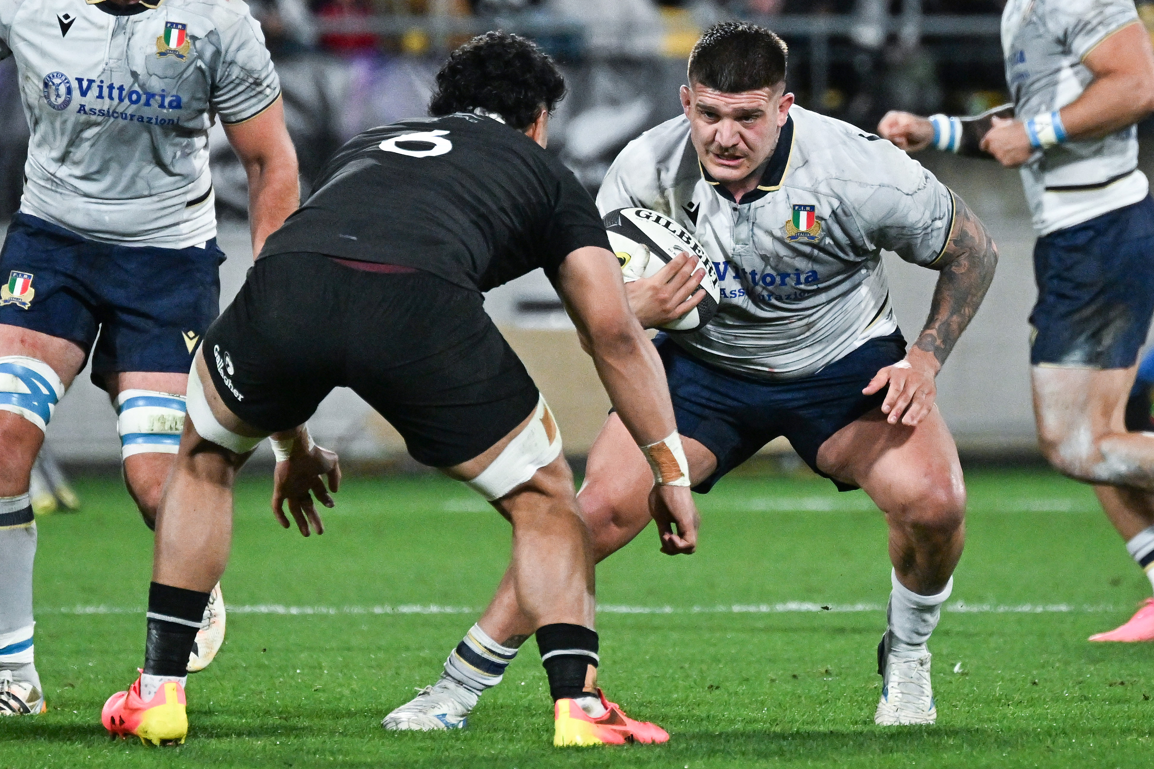 Italy prop Riccioni gets 2-week ban for sideline red card in Nations Championship rugby test