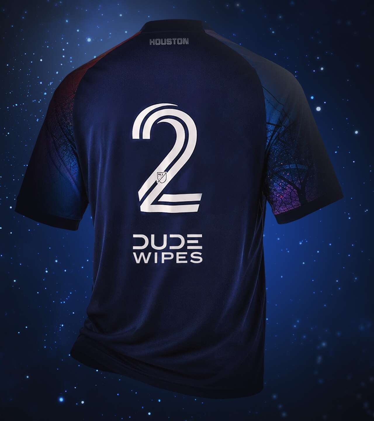 Houston Dynamo adding Dude Wipes sponsorship to a fitting spot: The backside of its jerseys
