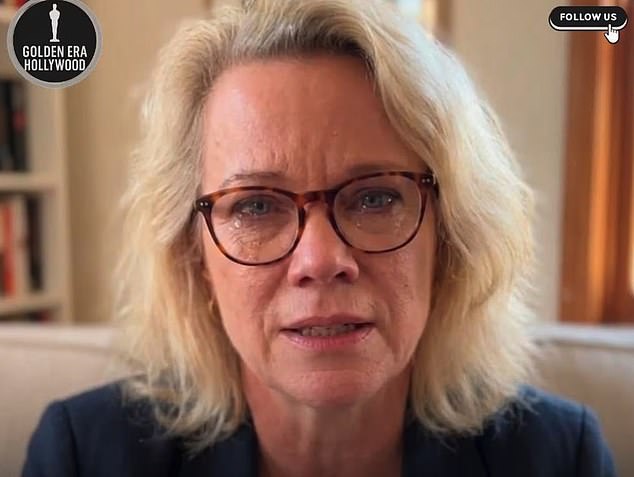 This AI-generated image of Neill's journalist ex Laura Tingle crying was also posted