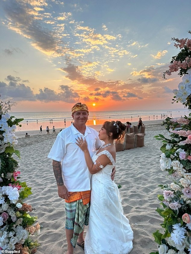 Mr James did not tell his wife Aysha about the incident until after the ceremony
