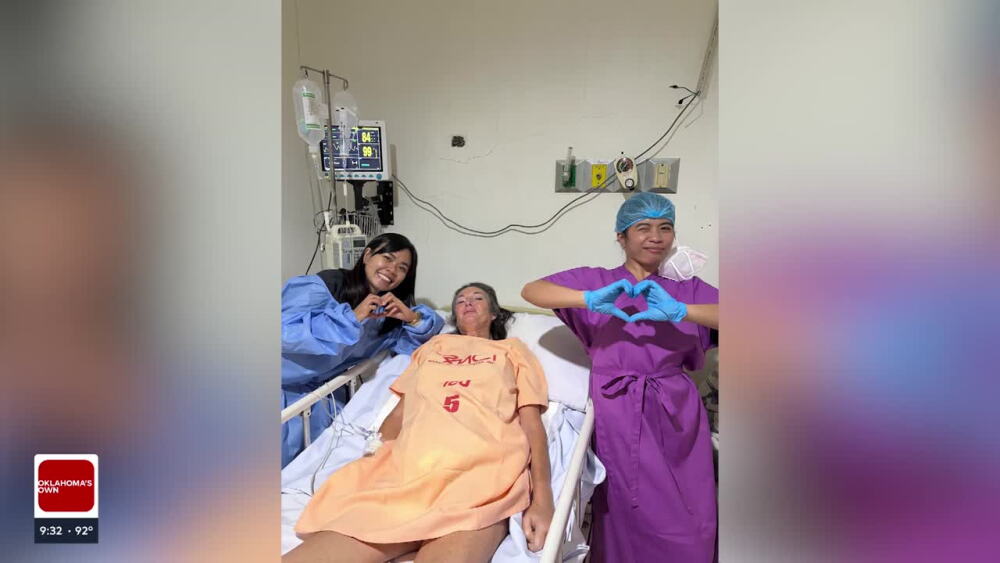 'There's no fear': Stigler woman paralyzed overseas, community raises funds to bring her home
