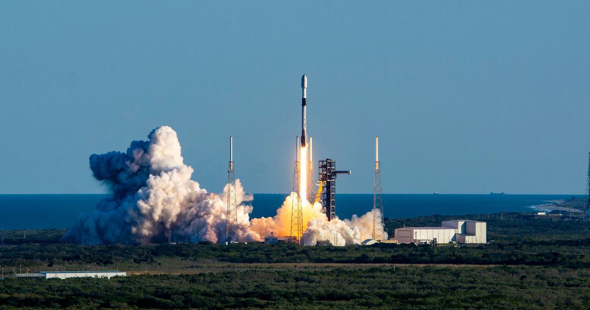 SpaceX’s Falcon 9 launches Northrop Grumman's two-armed robot on mission to extend satellite lifespans