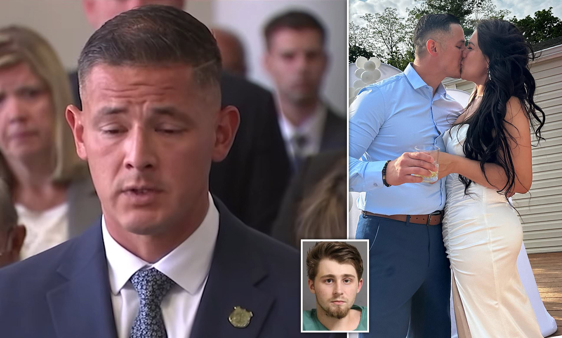Heartbroken cop reveals moment he responded to crash scene only to discover his wife was victim