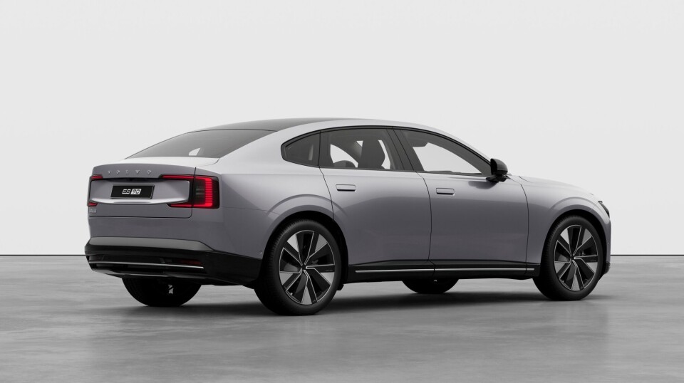 The rear of the ES90