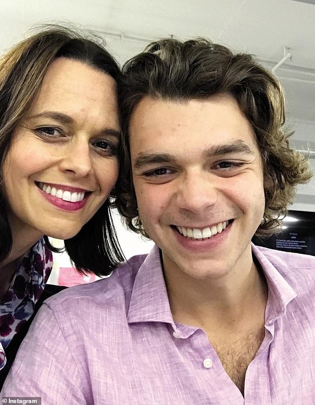 News that Freedman's son Luca Lavigne, 28, would be taking the reigns of Australia's largest female-focused media company has fostered plenty of discussion. (Lavigne is pictured with his mother, Mia Freedman, during his early days at the family business)