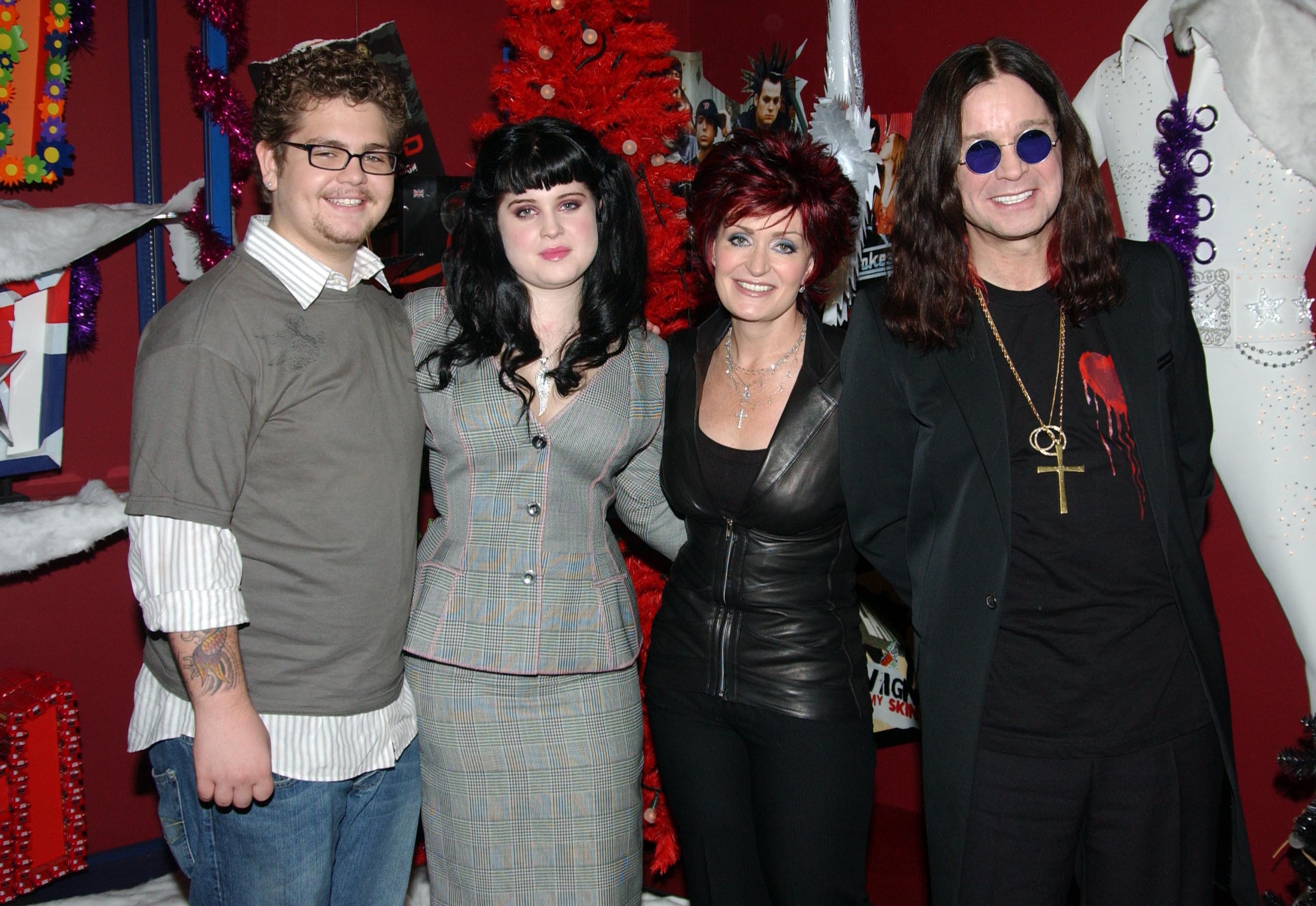Jack, Kelly, Sharon and Ozzy Osbourne achieved a new level of fame with The Osbournes show (Anthony Harvey/PA) (PA Archive)