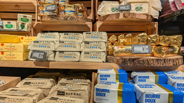 The 3 styles of butter you'd find in a French supermarket — but not in the US