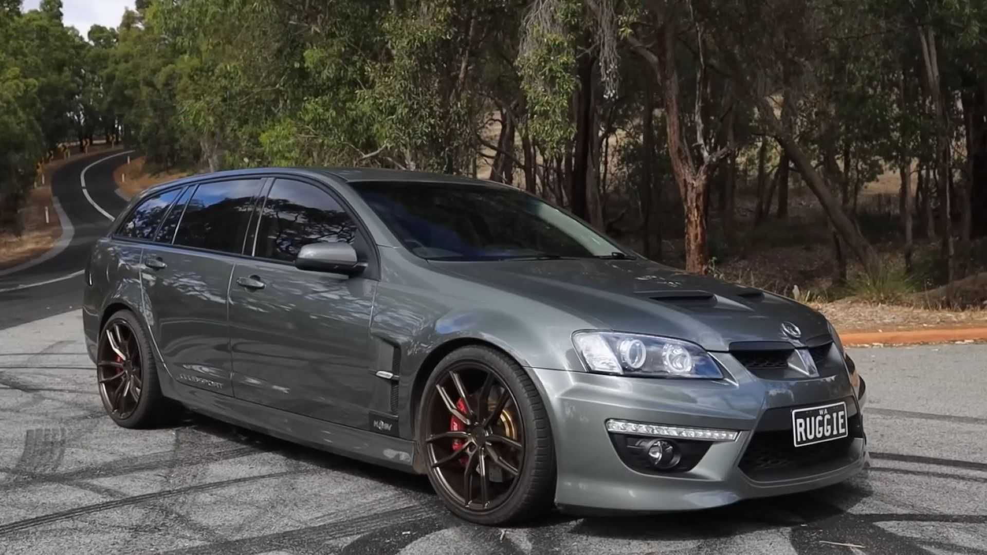 Front three quarter pic of a Holden R8 Clubsport Wagon