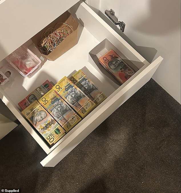 Police found luxury watches, a counting machine and $270,000 cash in his Sydney apartment
