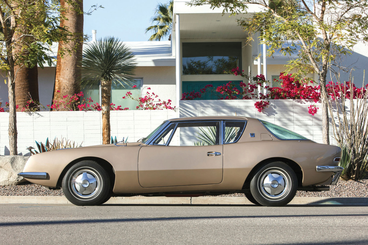 Studebaker Avanti classic car in profile