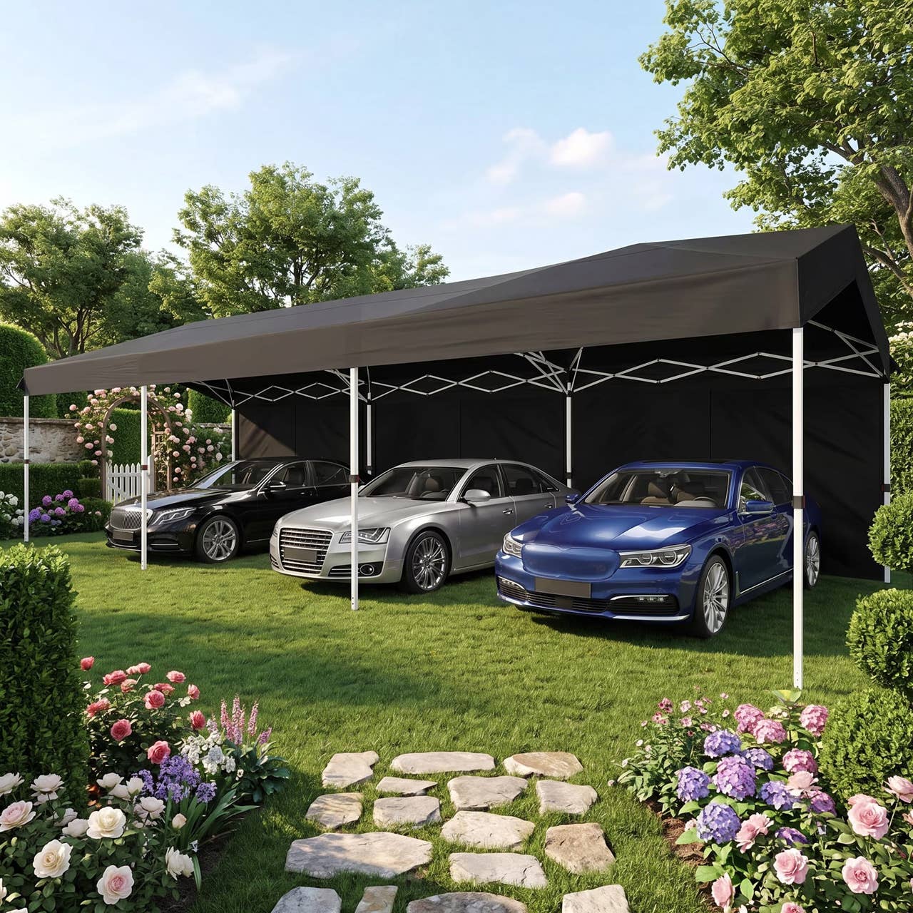 Hoteel 10-Foot by 30-Foot Pop-Up Carport&comma; &dollar;155 &lpar;was &dollar;280&rpar; at Walmart