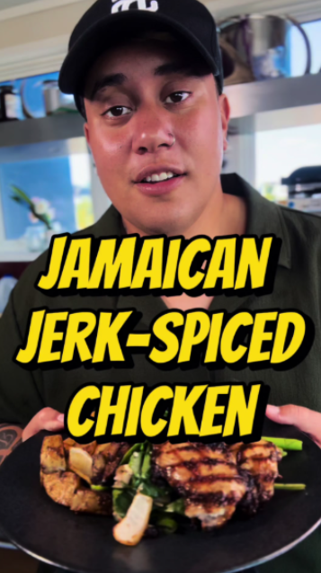 Authentic Jamaican jerk chicken packed with bold flavor
