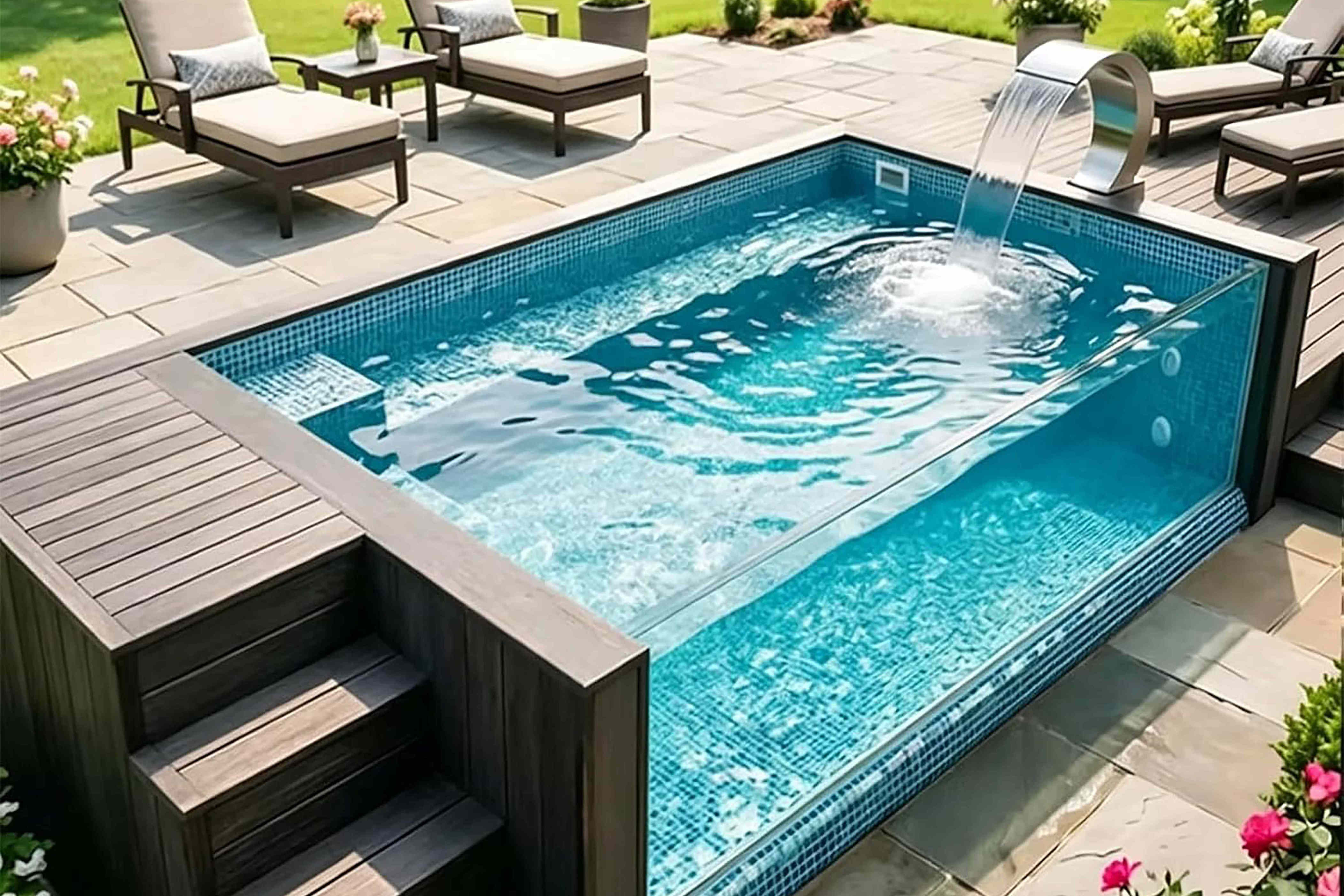 First, it was tiny homes—now, Amazon’s selling cargo container swimming pools that ship ready to install