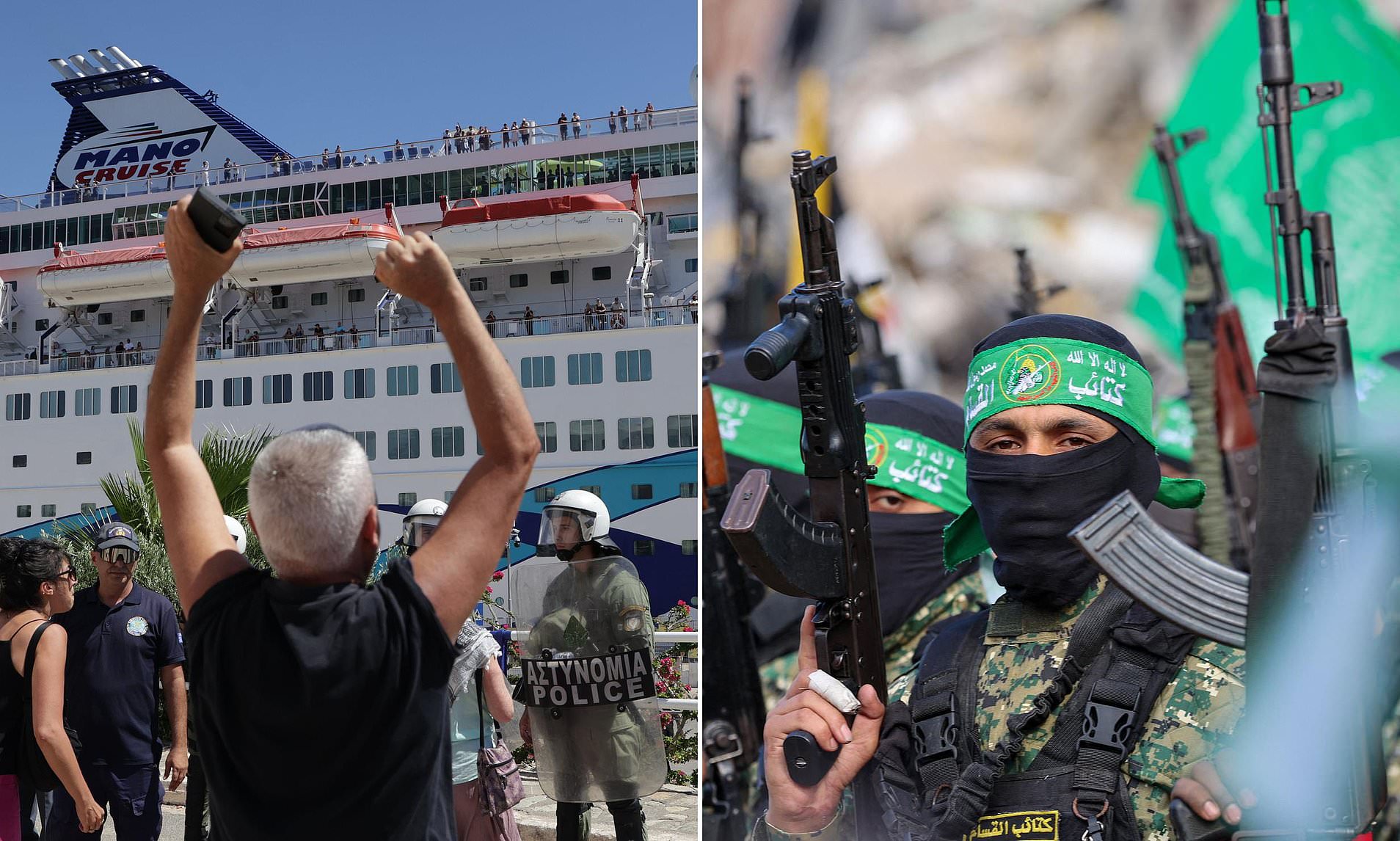 'Hamas sleeper cell terrorist' is found working at luxury Crete hotel